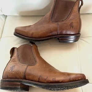 Mens Chippewa high ankle leather Boot, size 9.5, D width, Brown